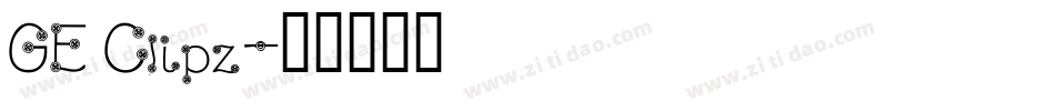 GE Clipz字体转换